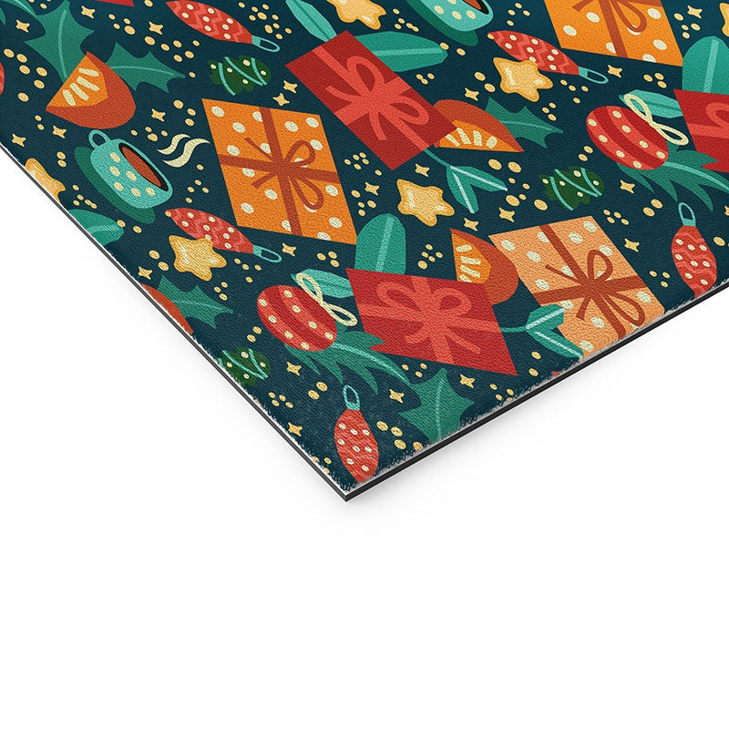 Valeria Frustaci Christmas pattern Welcome Mat