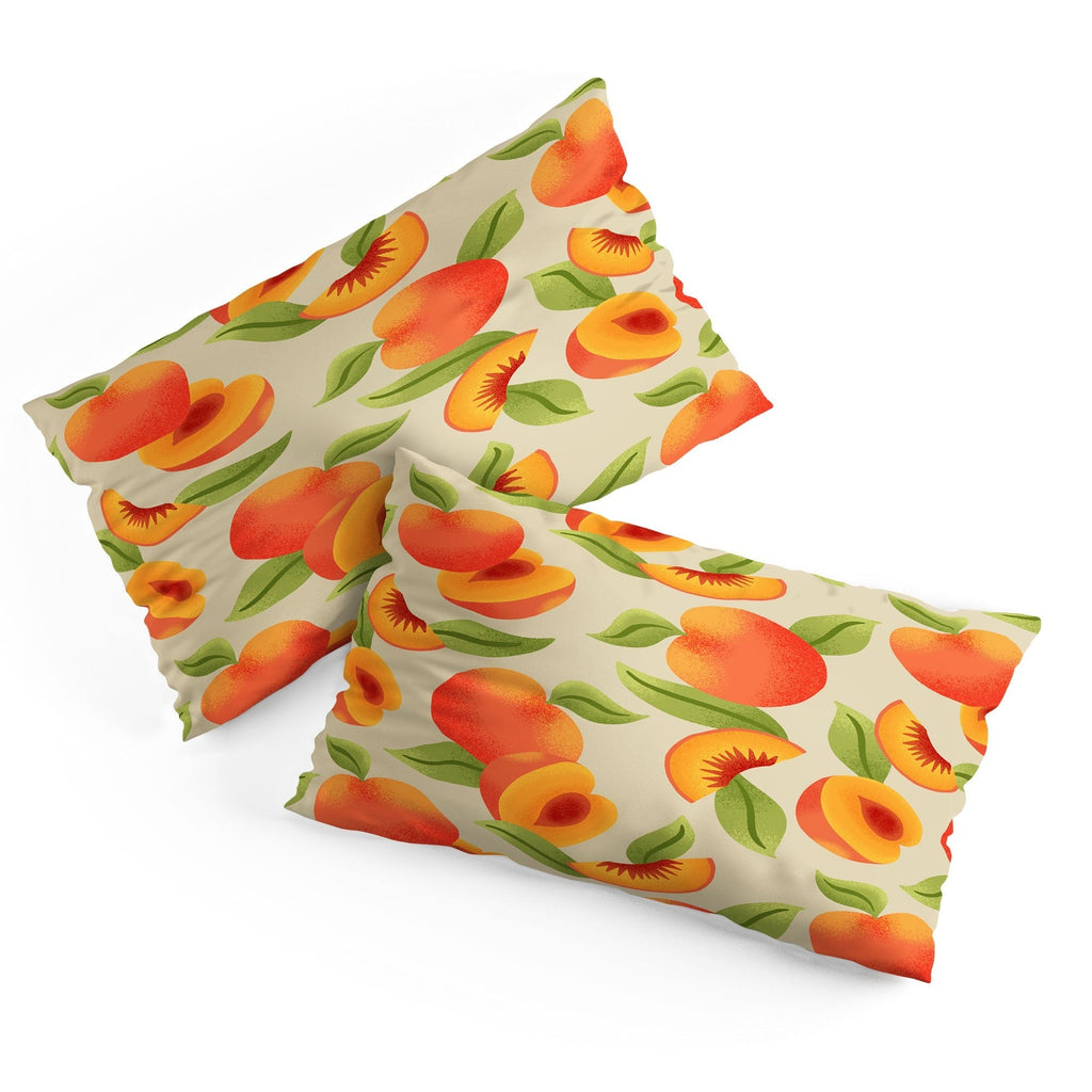 Jessica Molina Peach Pattern Pillow Shams