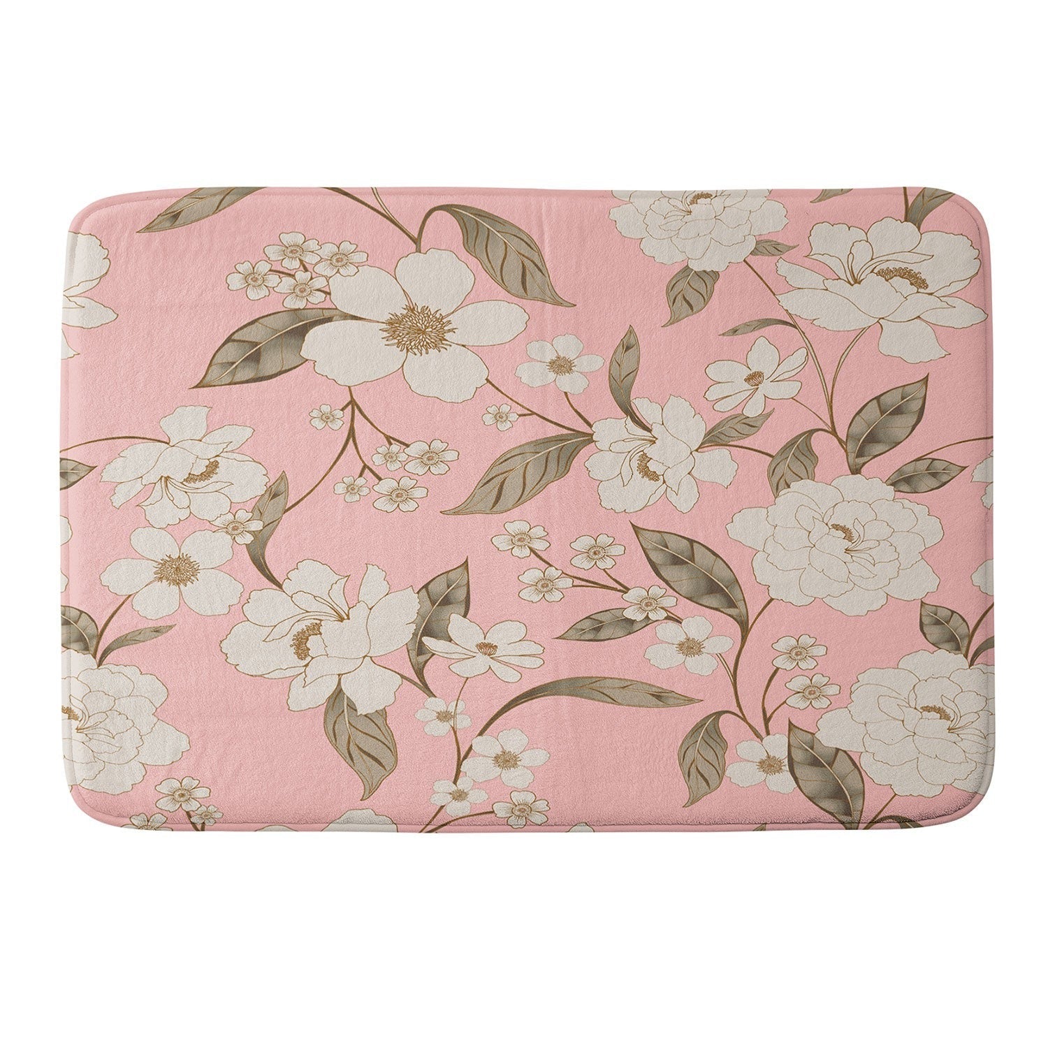 Gabriela Fuente Roberta in Pink Memory Foam Bath Mat