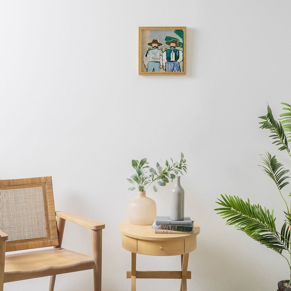 83 Oranges Side By Side Cowboy Edition Framed Wall Art
