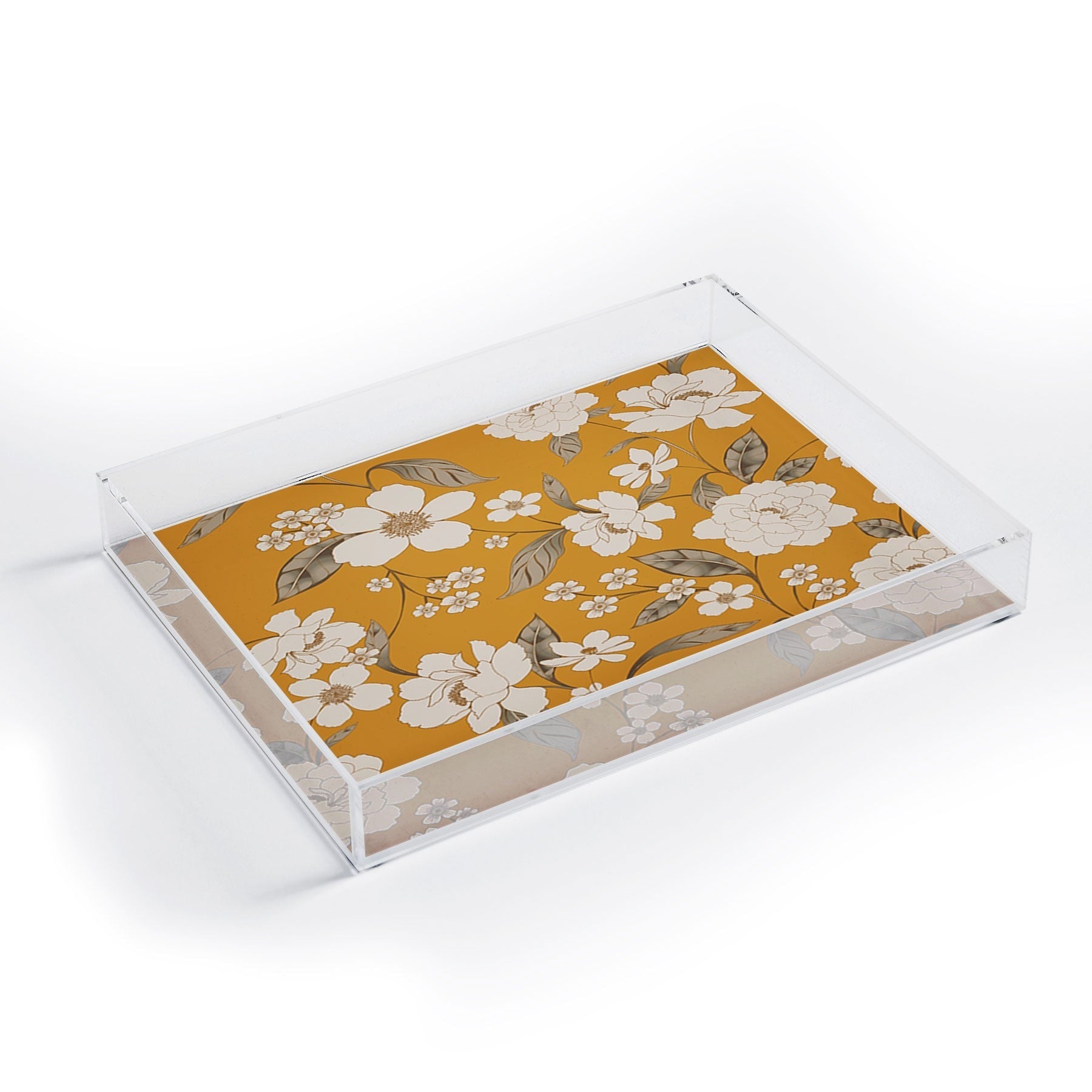 Gabriela Fuente Roberta Sunflower Acrylic Tray