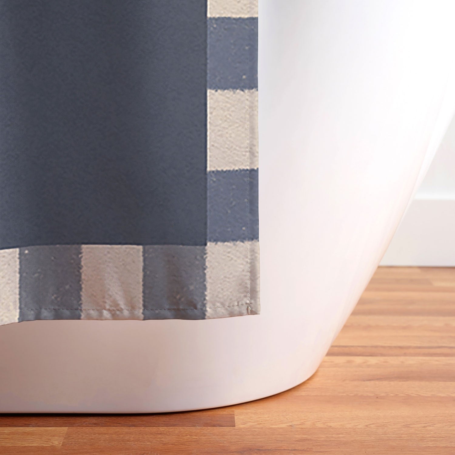 DENY Designs Gingham Flag Shower Curtain
