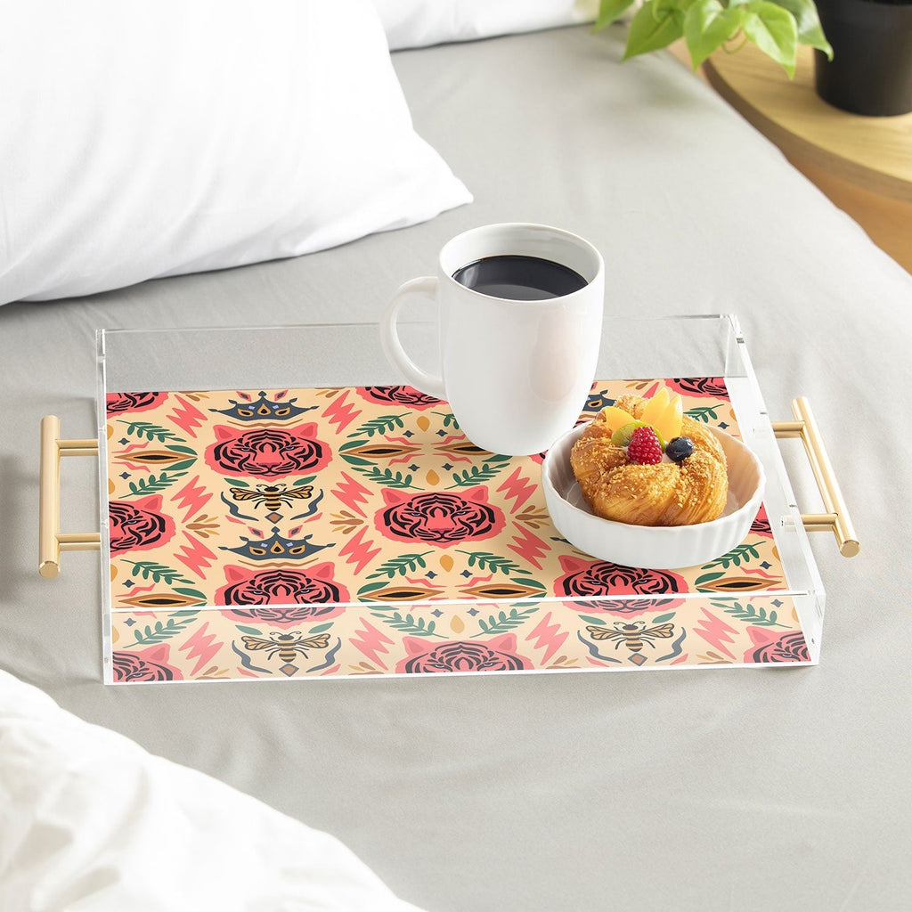 Design by Spark Tigress Queen Bee Acrylic Tray