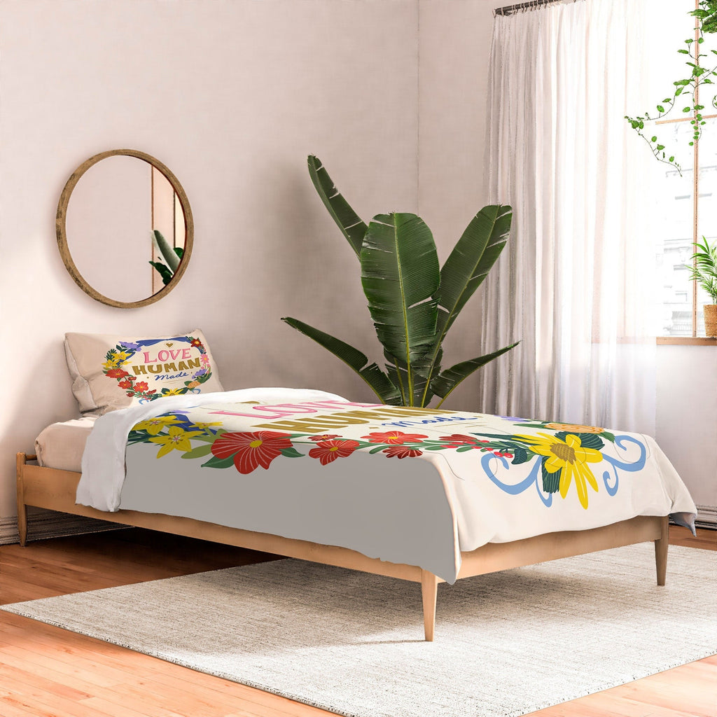 Design by Spark Love Human Made Floral Wreath Comforter