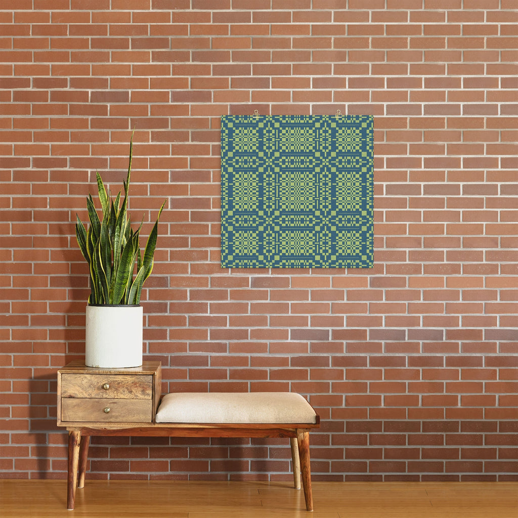 Marta Barragan Camarasa Nostalgic Grid Design Art Print