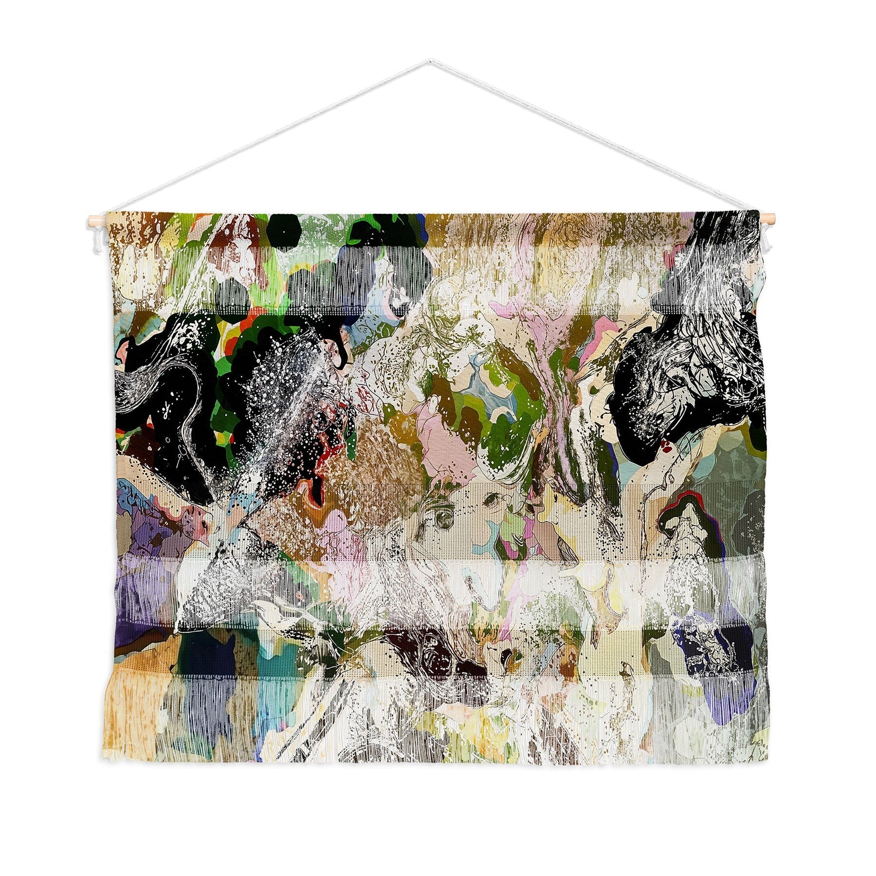 83 Oranges Echoes Beneath the Surface Wall Hanging Landscape