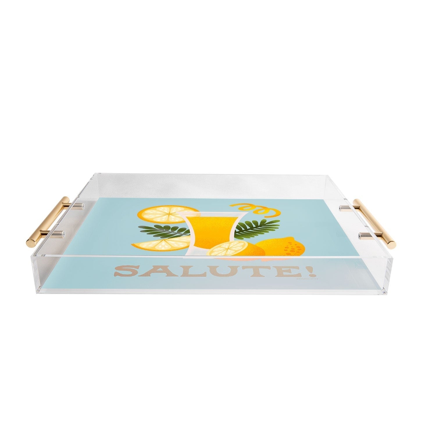 Jessica Molina Limoncello Cocktail Acrylic Tray