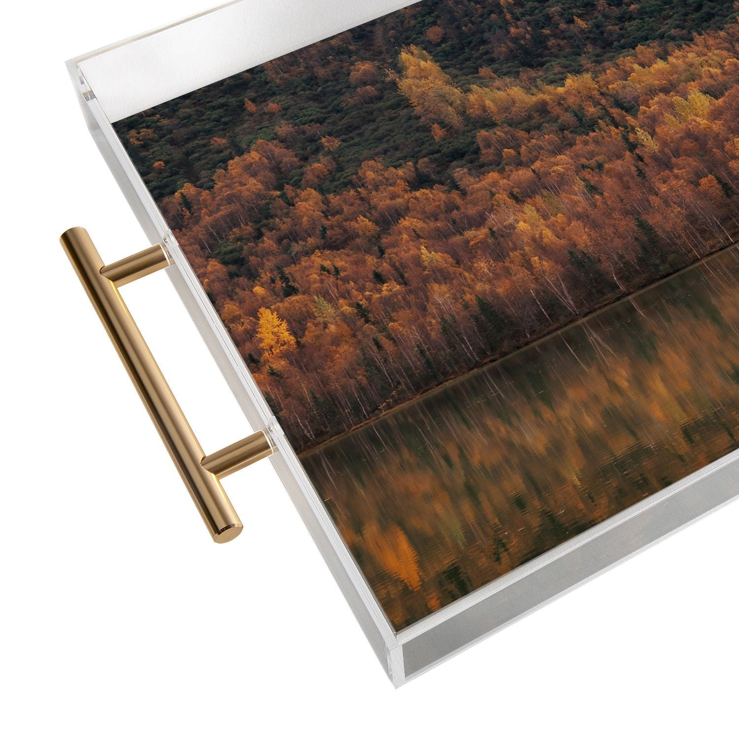 Hannah Kemp Fall Lake Acrylic Tray