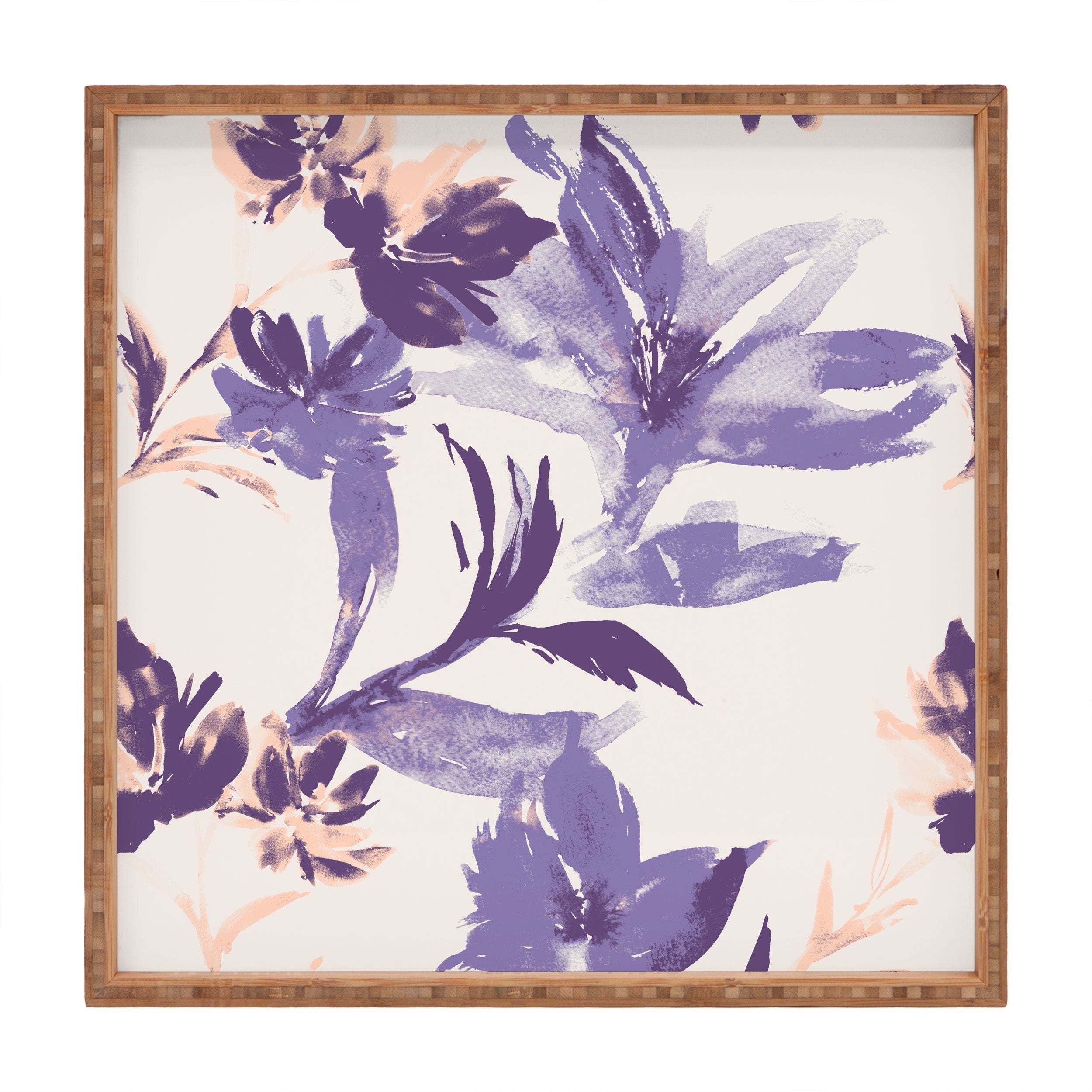 Gabriela Fuente Emma Classic Floral Square Tray