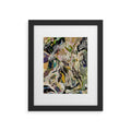 83 Oranges Echoes Beneath the Surface Framed Art Print