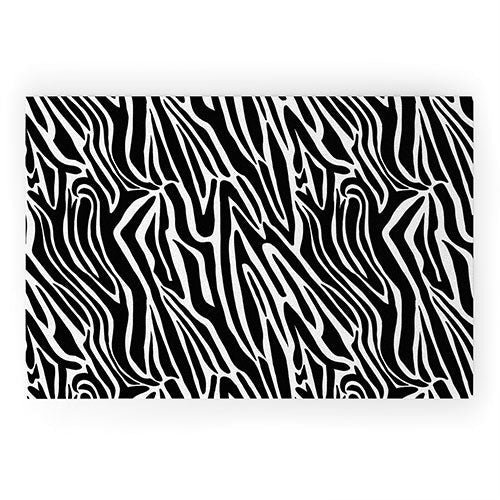 Jennifer Labre Wild Zebra Welcome Mat