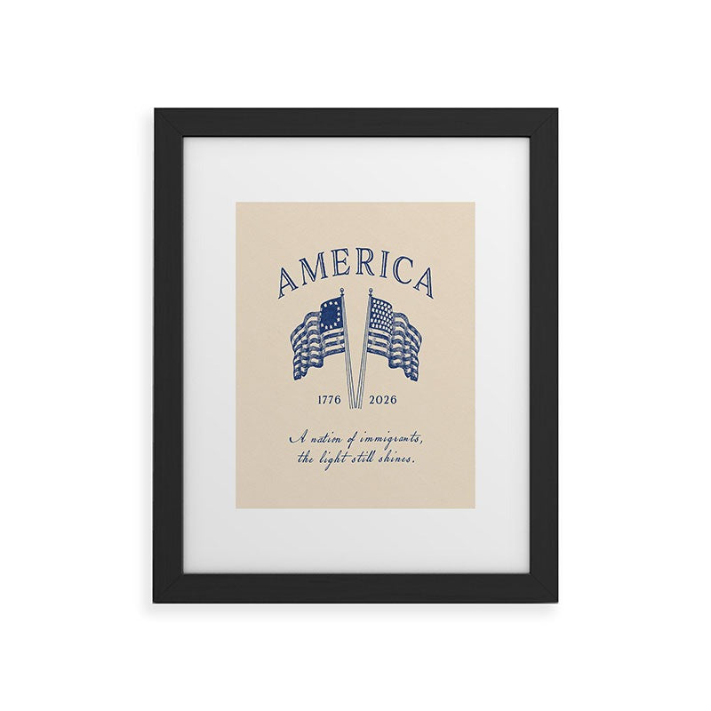 DENY Designs America250 Framed Art Print