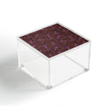 Little Om Pattern Shooting Stars plum Acrylic Box