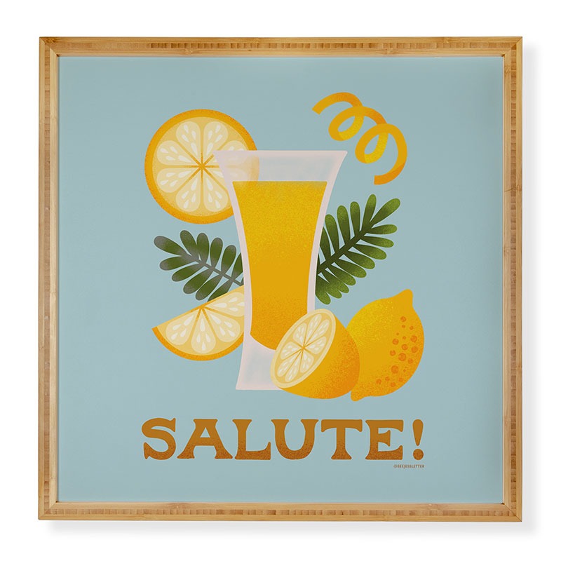 Jessica Molina Limoncello Cocktail Framed Wall Art