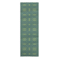 Marta Barragan Camarasa Nostalgic Grid Design Yoga Towel