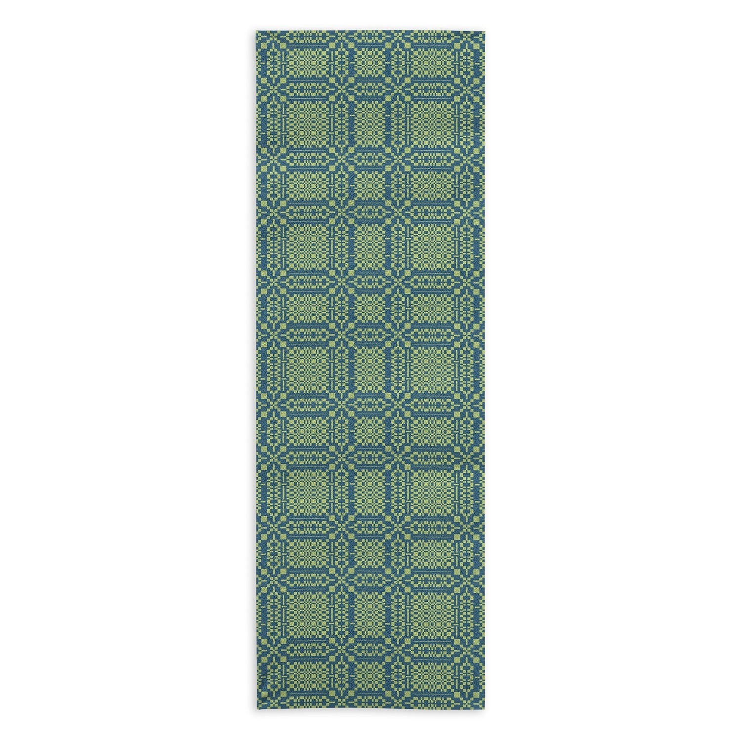 Marta Barragan Camarasa Nostalgic Grid Design Yoga Towel