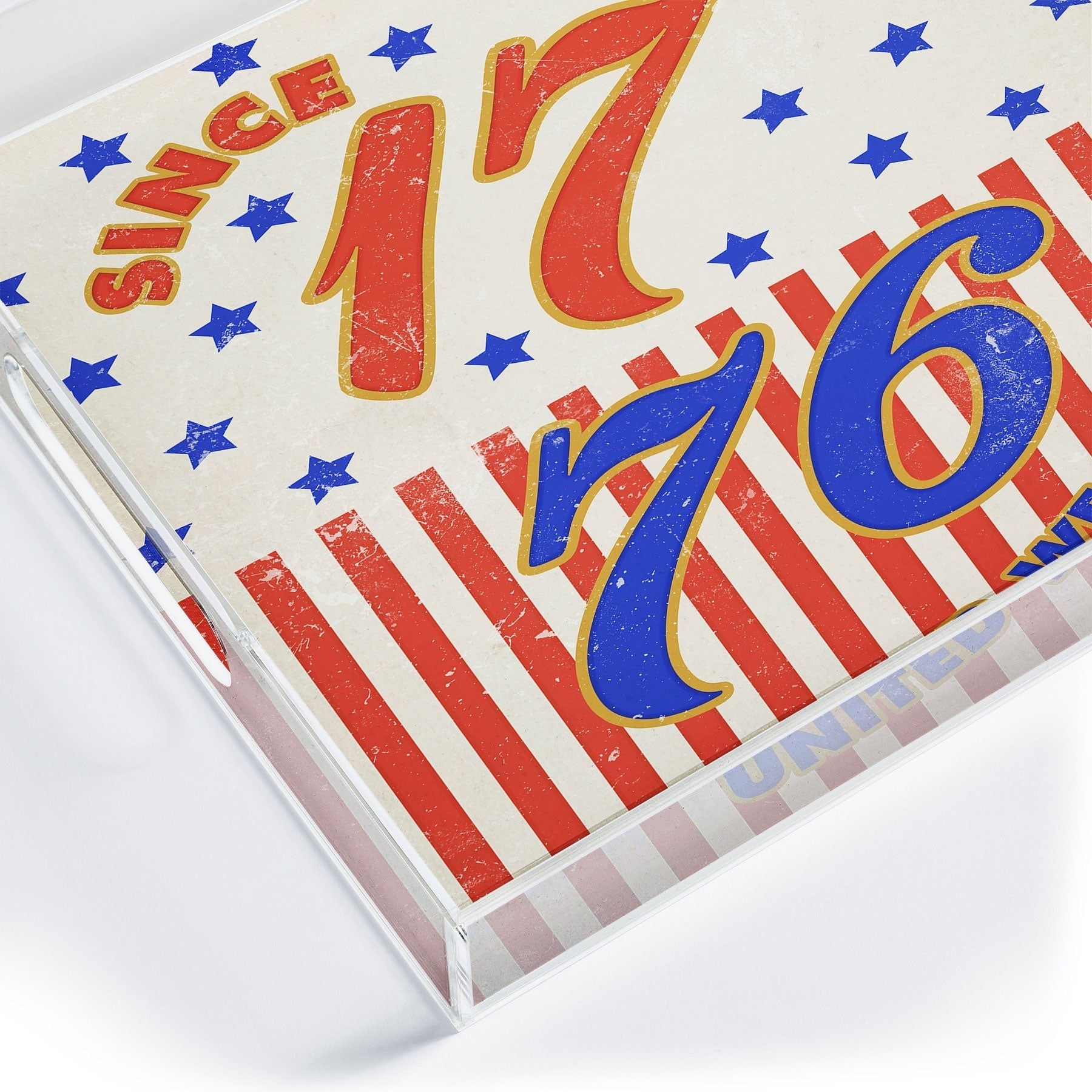 DENY Designs 1776 Stars Acrylic Tray