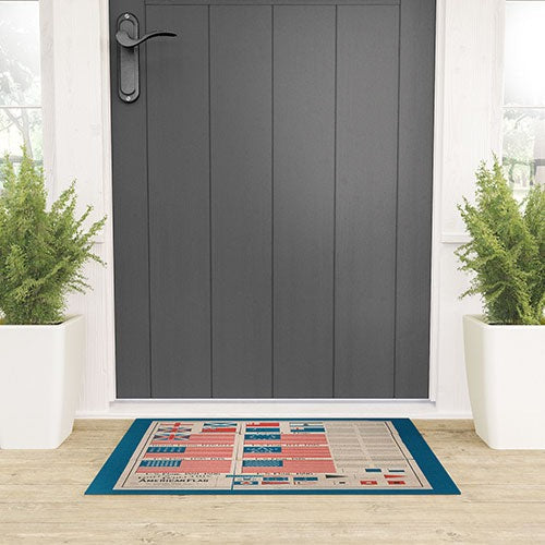 DENY Designs Goff s Evolution of the American Flag Welcome Mat