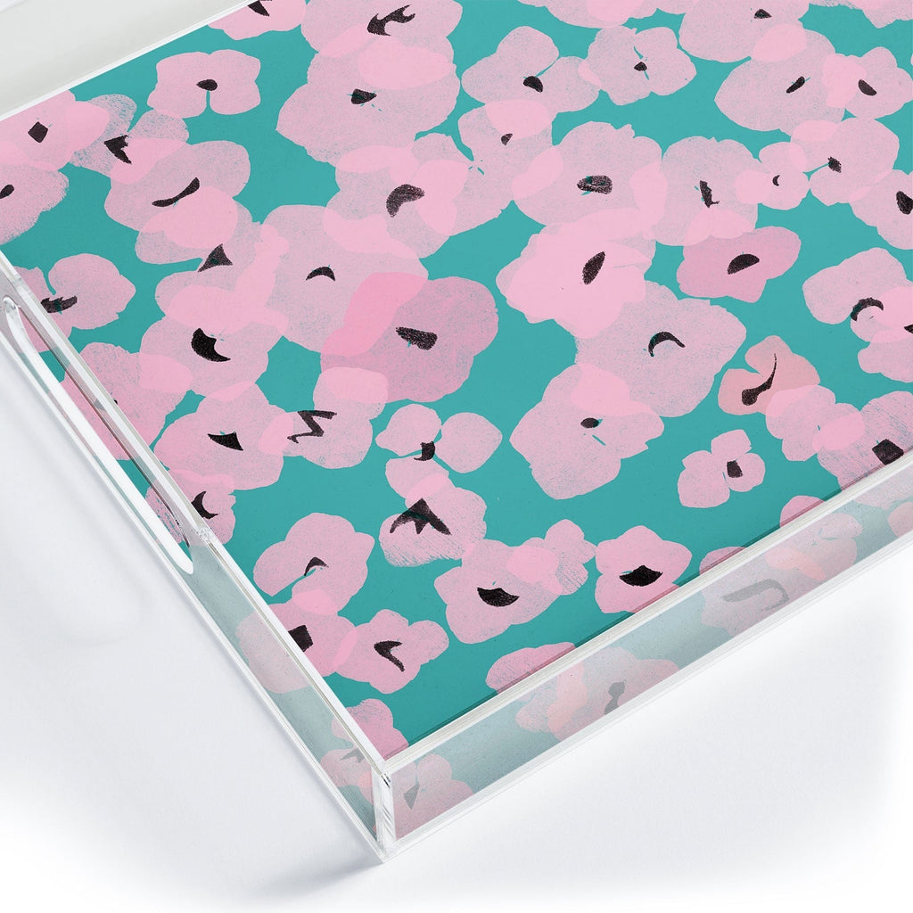 Garima Dhawan hydrangea 14 Acrylic Tray