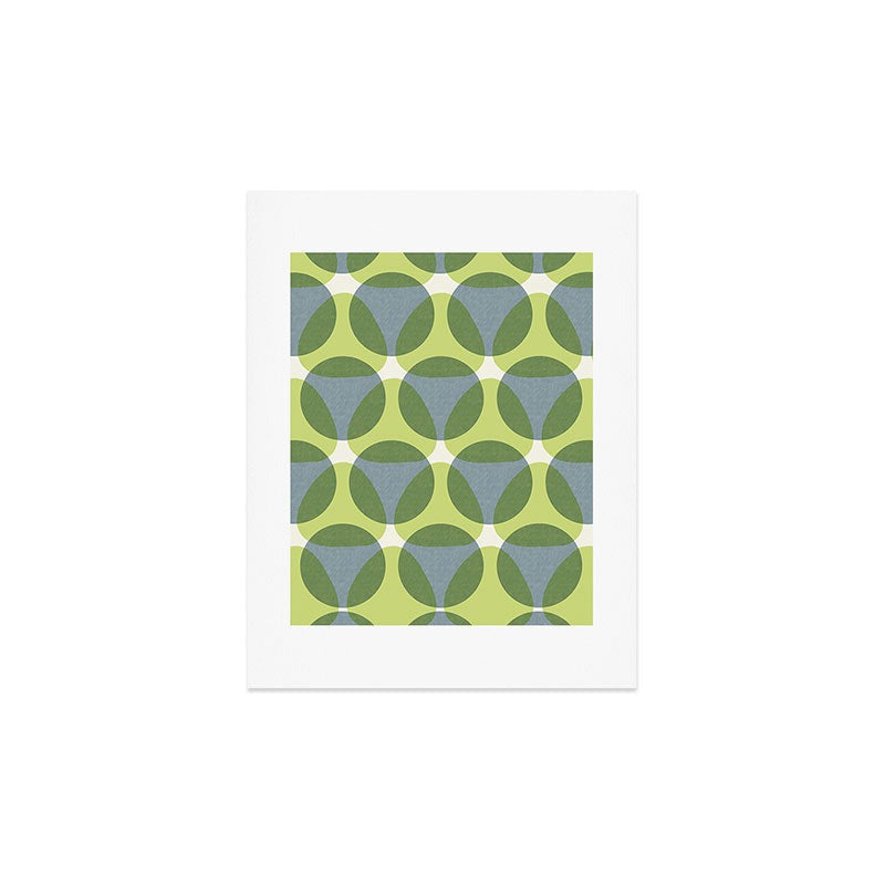 Marta Barragan Camarasa Stylish Retro Circle Art Print