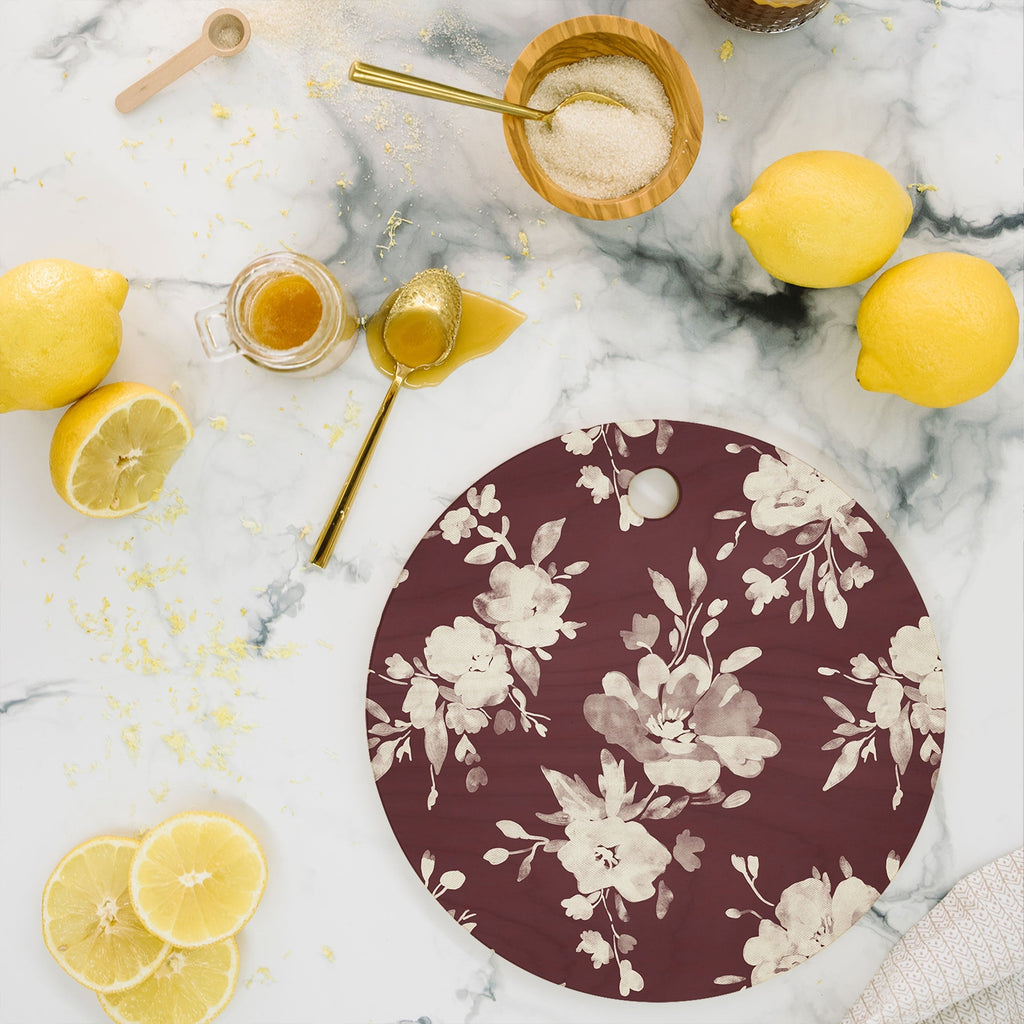 Marta Barragan Camarasa Antique Petal Romance Cutting Board Round