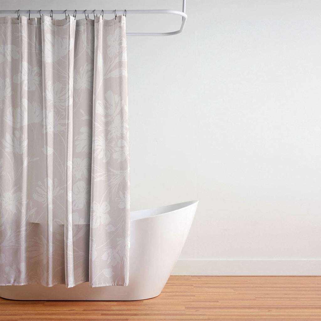 Gabriela Fuente Martine Neutral Shower Curtain