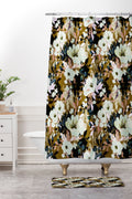 Marta Barragan Camarasa Romantic Floral Fusion Shower Curtain And Mat