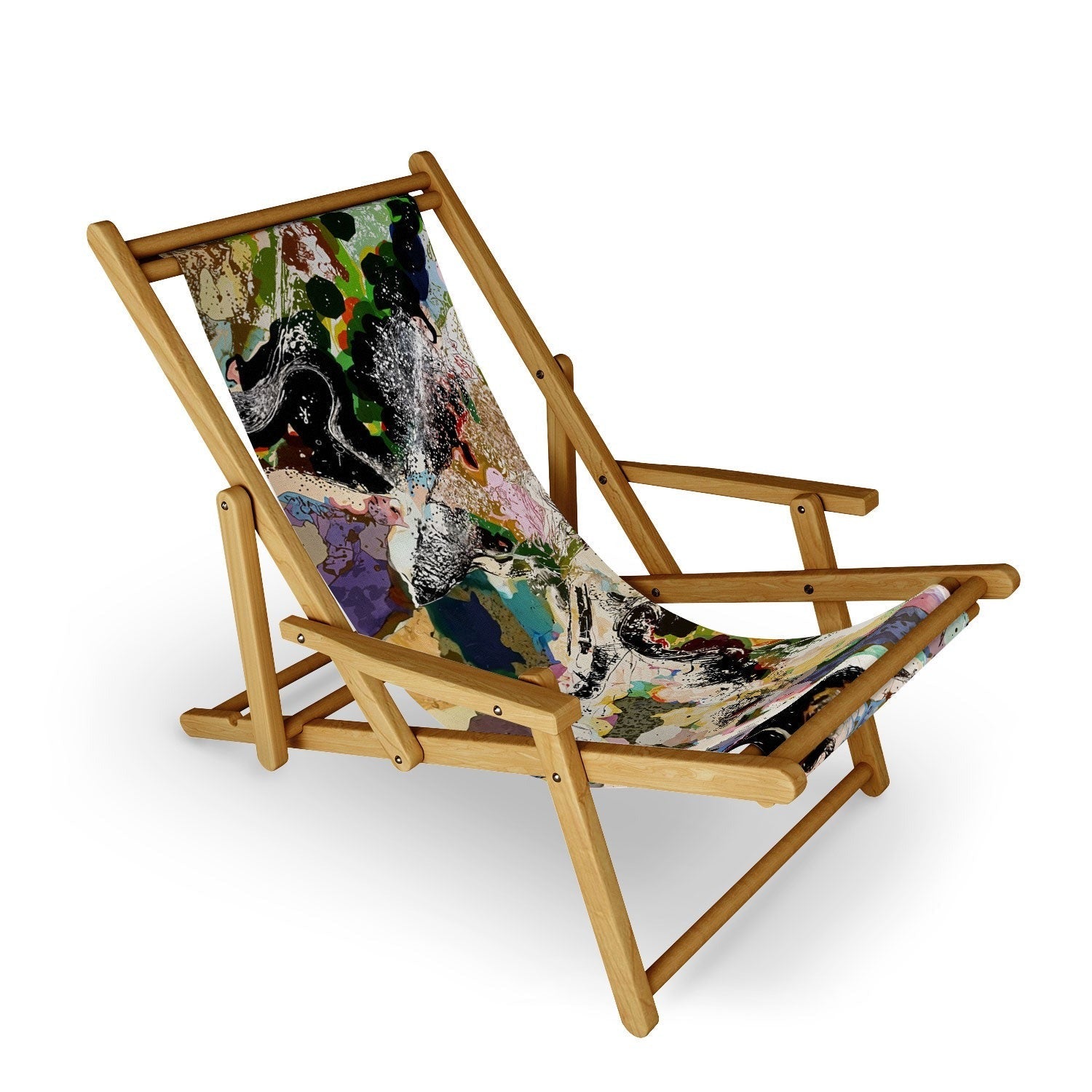 83 Oranges Echoes Beneath the Surface Sling Chair
