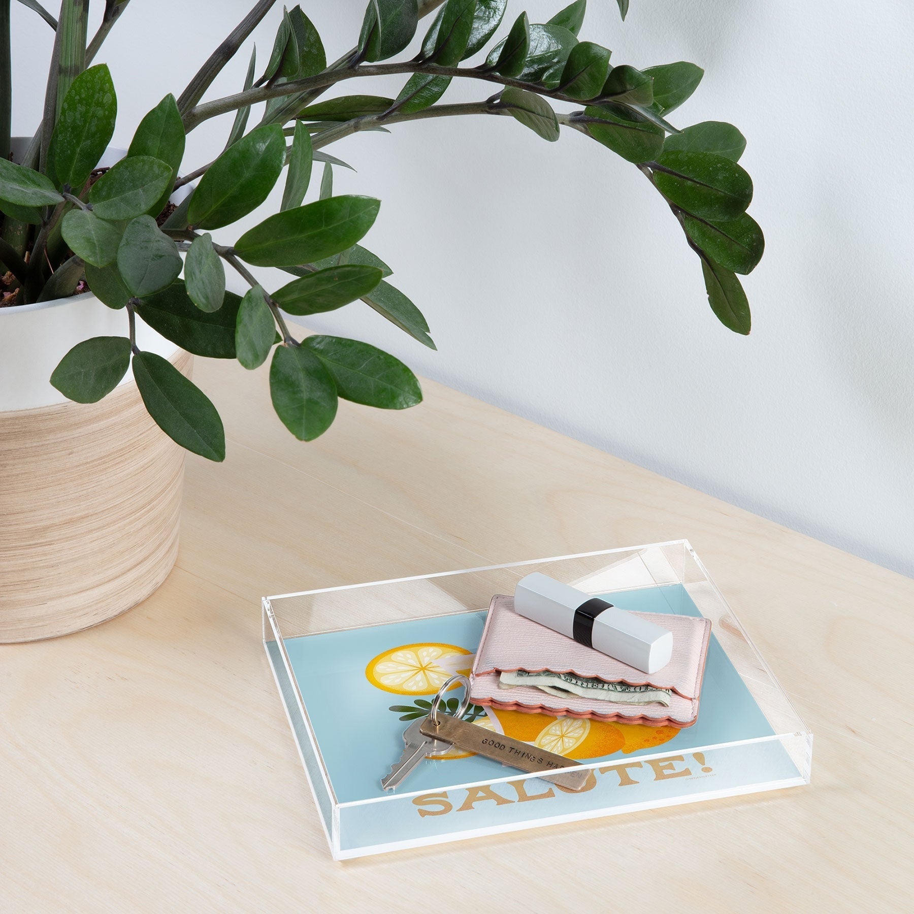 Jessica Molina Limoncello Cocktail Acrylic Tray
