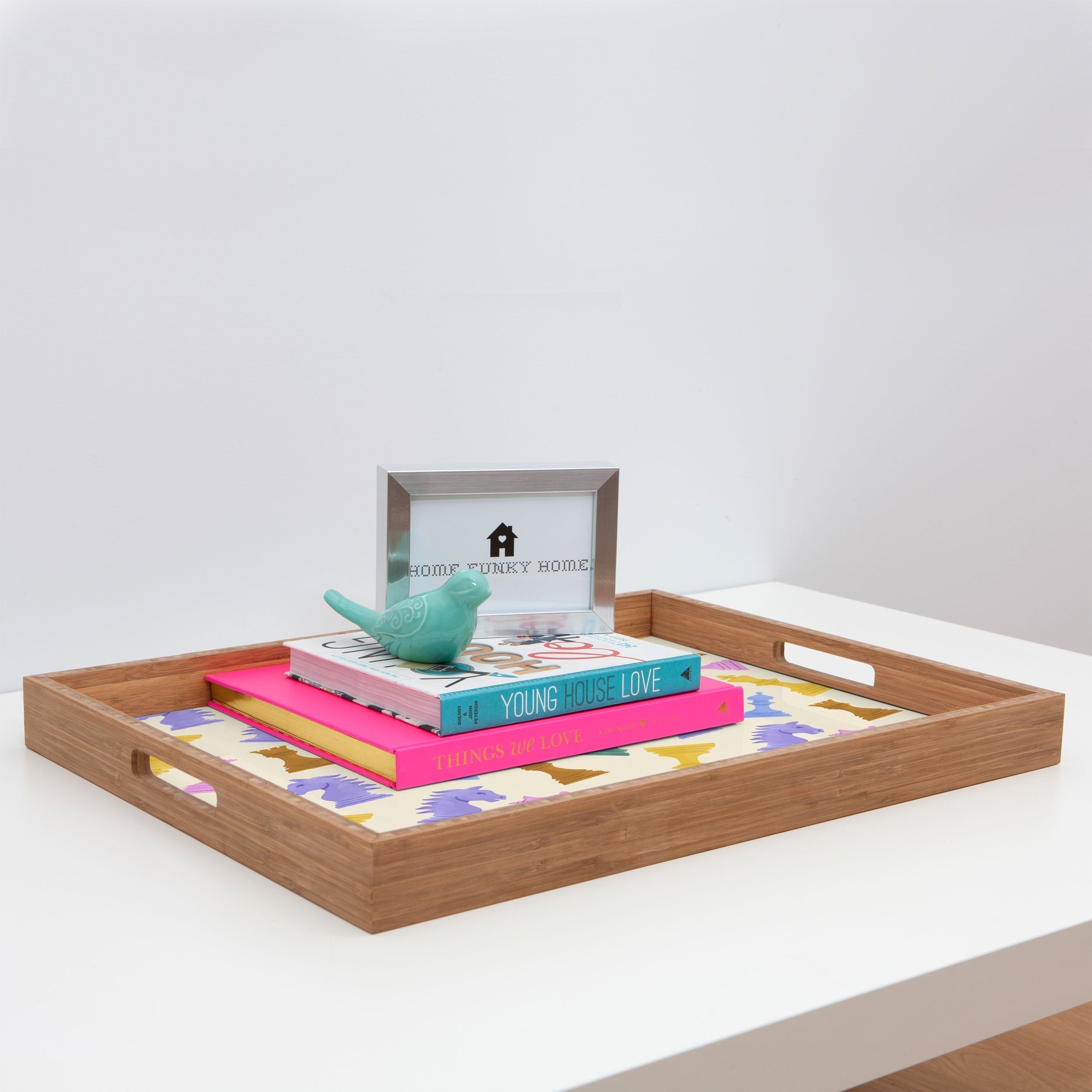 Design by Spark Chess Game Pieces Rectangular Tray