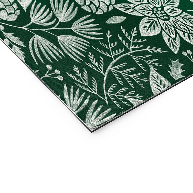 Pimlada Phuapradit Christmas Poinsettia Welcome Mat