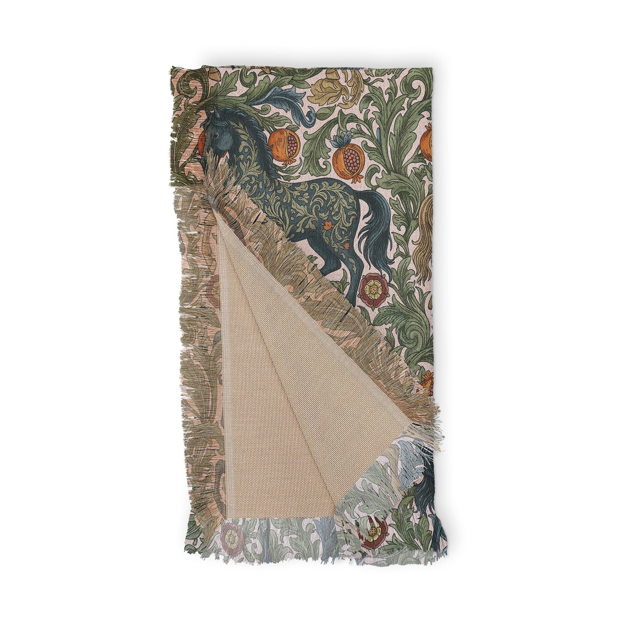 Marta Barragan Camarasa Renaissance Horse Garden Throw Blanket