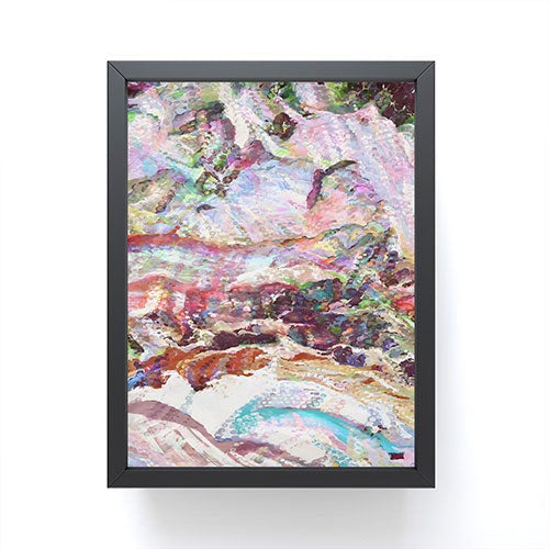 83 Oranges Sequin Haze Framed Mini Art Print