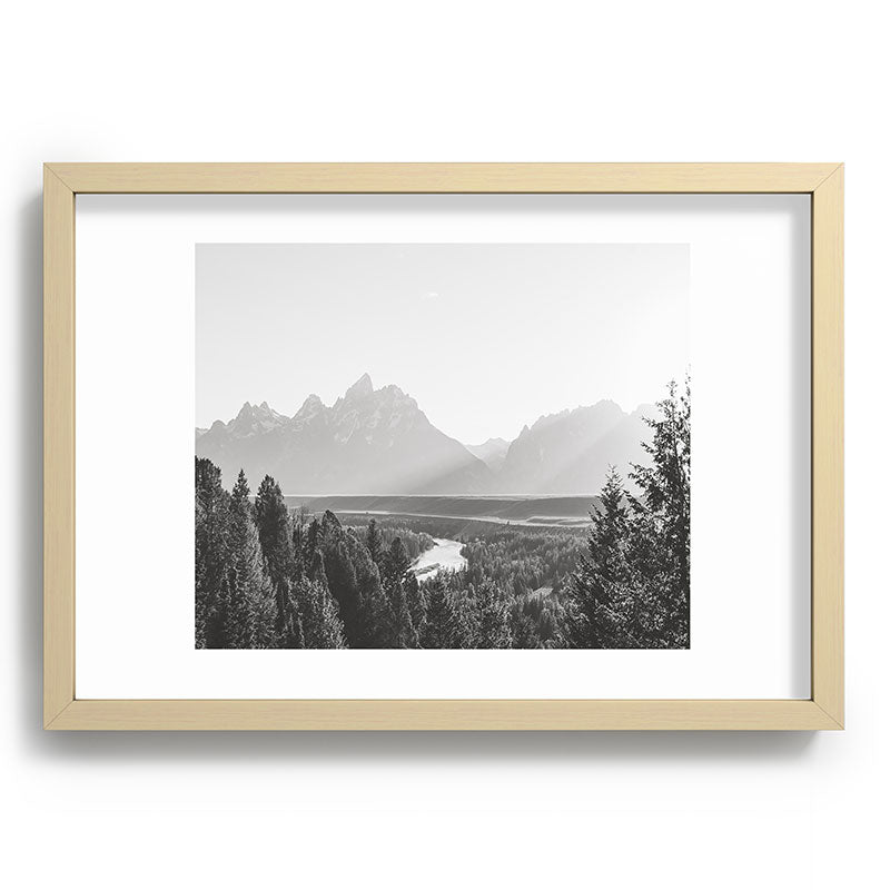 In This Instance Photography Grand Tetons Snake River Sunset Recessed Framing Rectangle