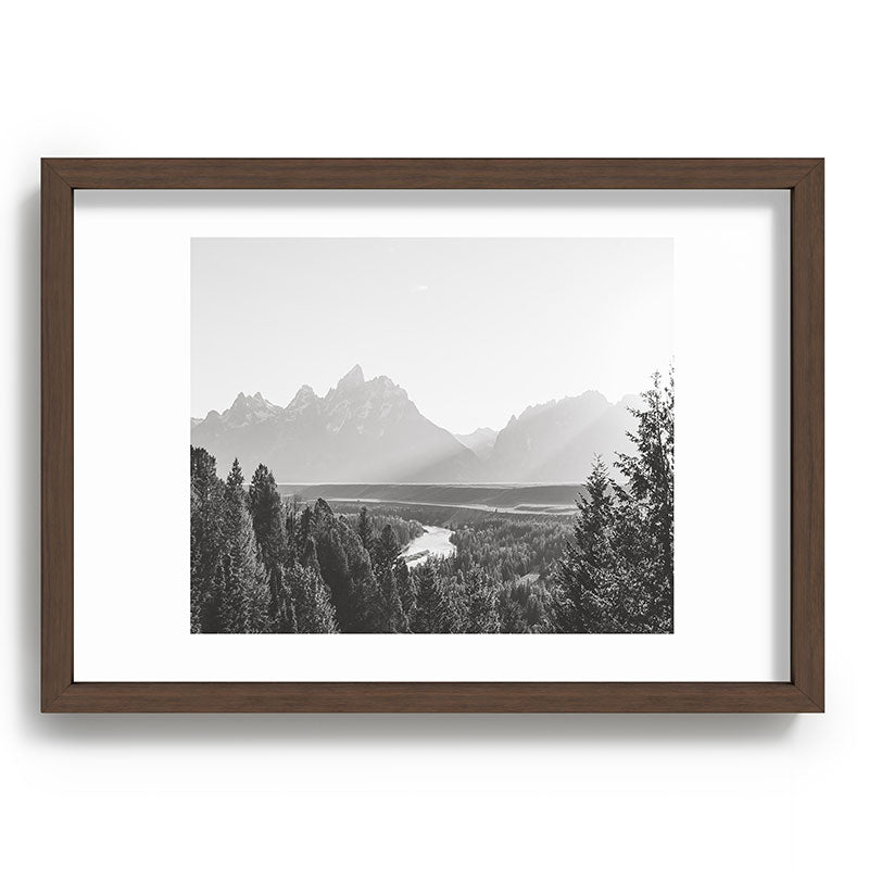 In This Instance Photography Grand Tetons Snake River Sunset Recessed Framing Rectangle