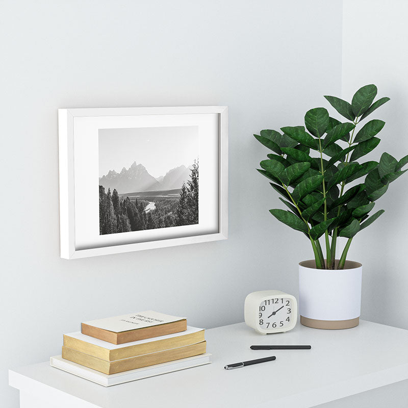 In This Instance Photography Grand Tetons Snake River Sunset Recessed Framing Rectangle