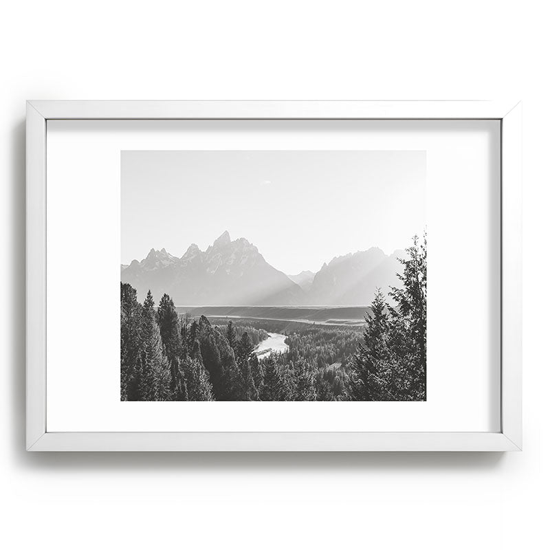 In This Instance Photography Grand Tetons Snake River Sunset Recessed Framing Rectangle