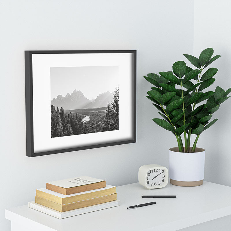 In This Instance Photography Grand Tetons Snake River Sunset Recessed Framing Rectangle