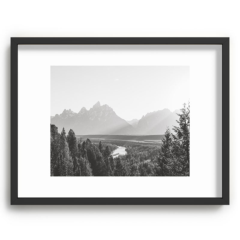 In This Instance Photography Grand Tetons Snake River Sunset Recessed Framing Rectangle