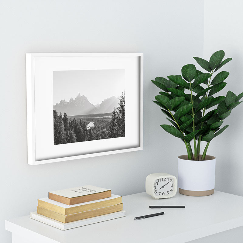 In This Instance Photography Grand Tetons Snake River Sunset Recessed Framing Rectangle