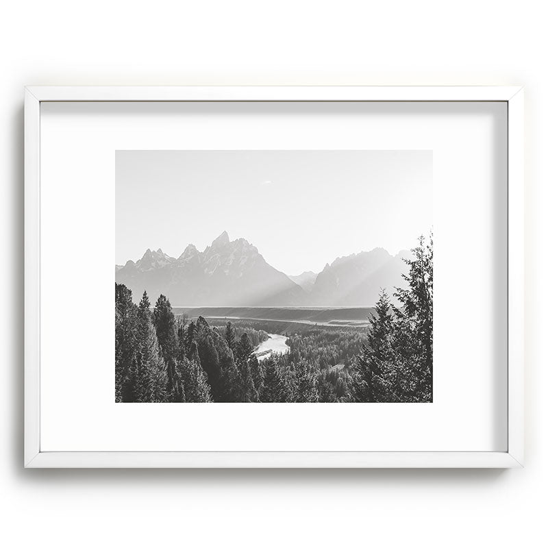 In This Instance Photography Grand Tetons Snake River Sunset Recessed Framing Rectangle