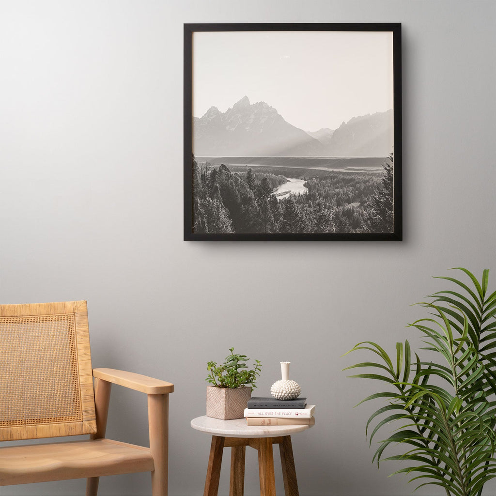 In This Instance Photography Grand Tetons Snake River Sunset Framed Wall Art