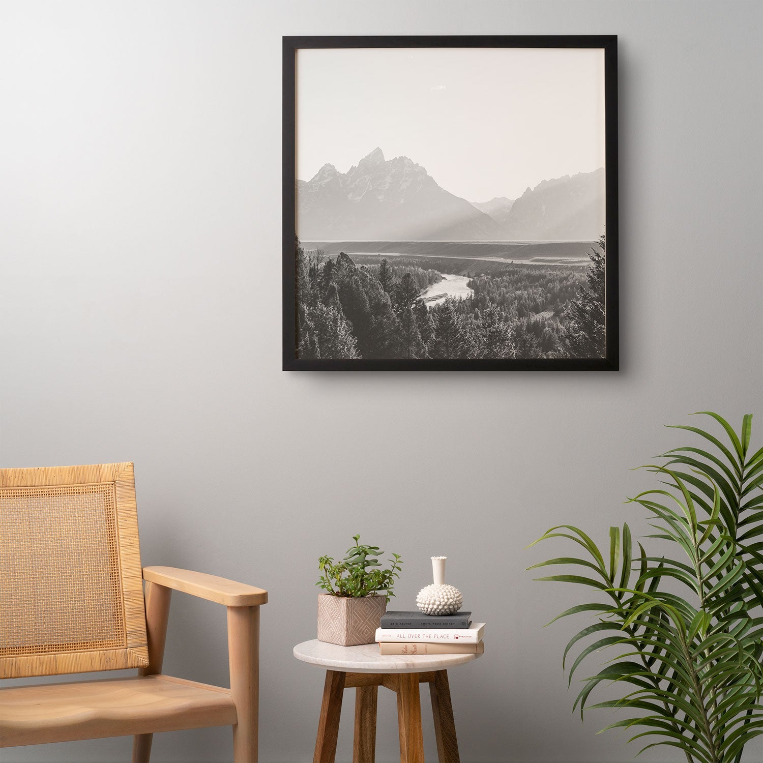 In This Instance Photography Grand Tetons Snake River Sunset Framed Wall Art
