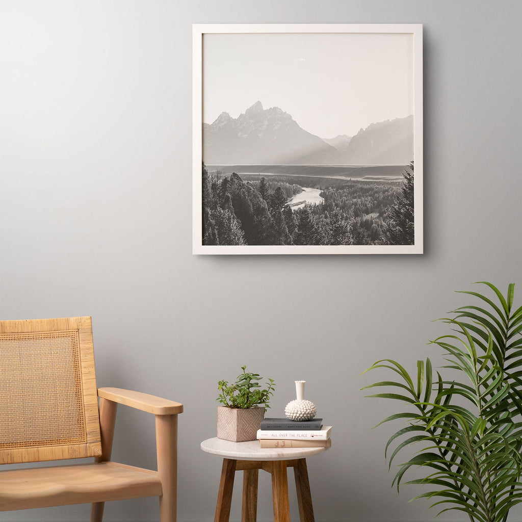 In This Instance Photography Grand Tetons Snake River Sunset Framed Wall Art