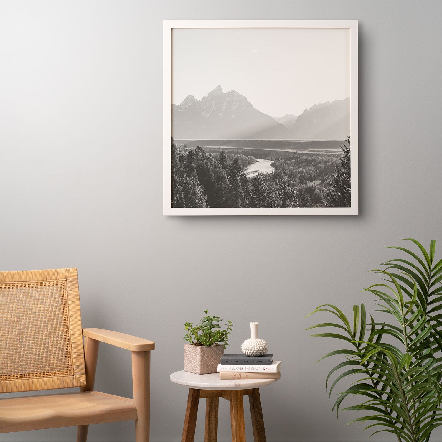 In This Instance Photography Grand Tetons Snake River Sunset Framed Wall Art
