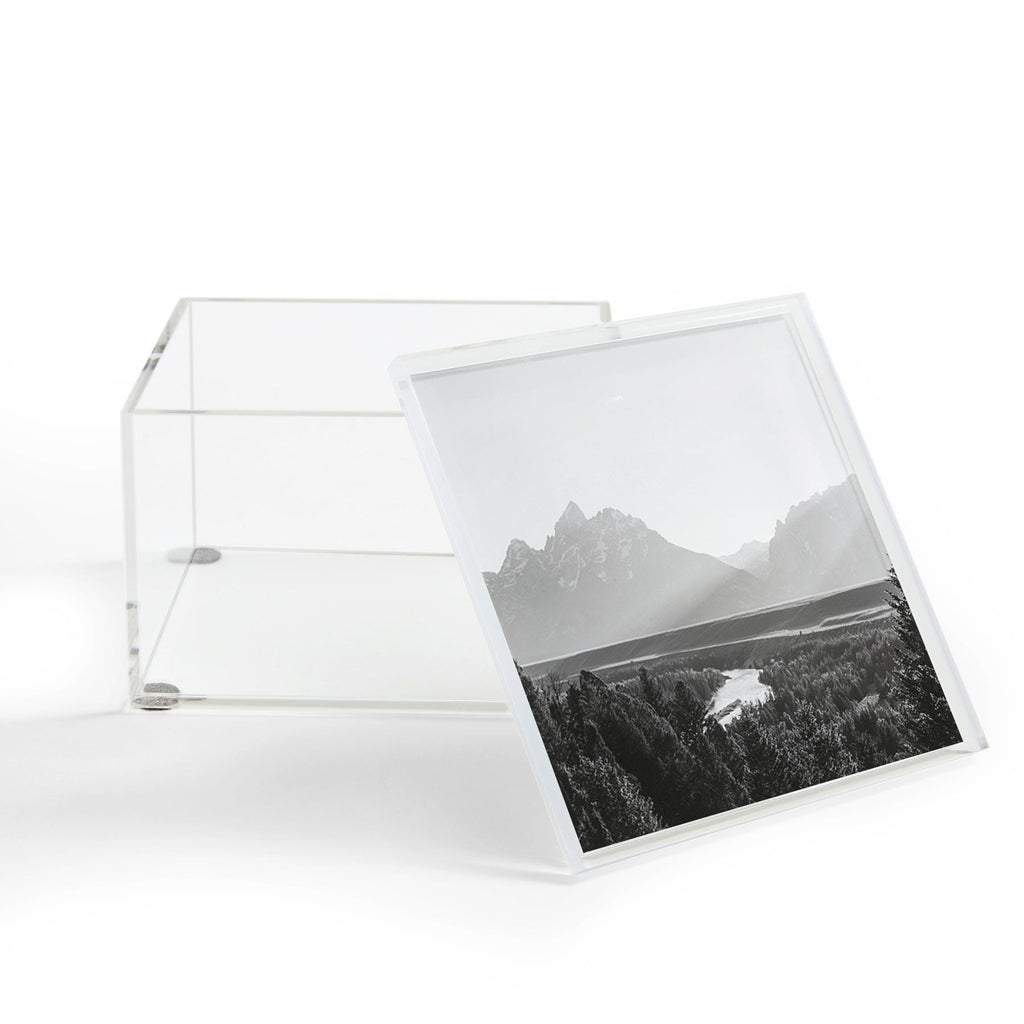 In This Instance Photography Grand Tetons Snake River Sunset Acrylic Box