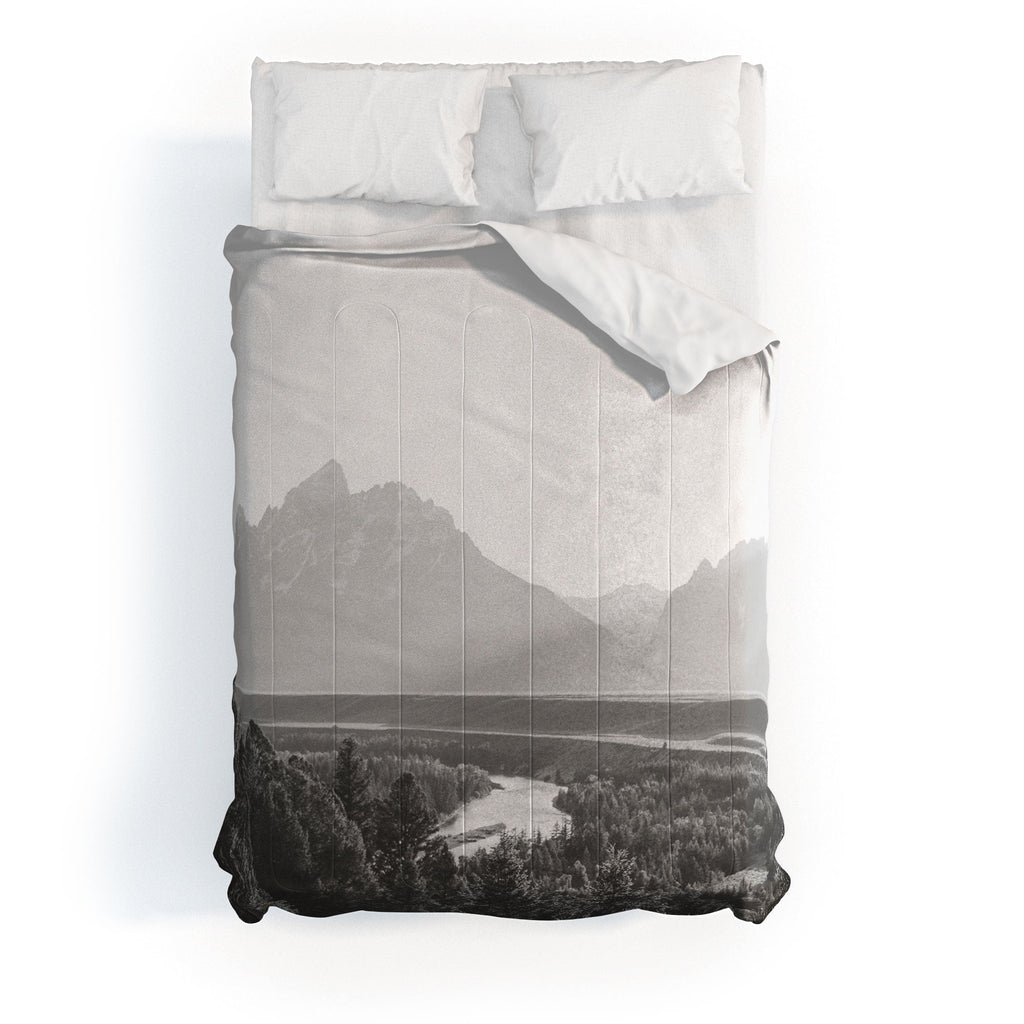 In This Instance Photography Grand Tetons Snake River Sunset Comforter