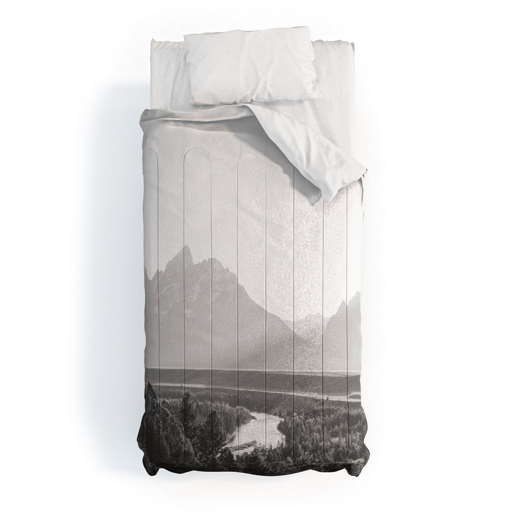 In This Instance Photography Grand Tetons Snake River Sunset Comforter