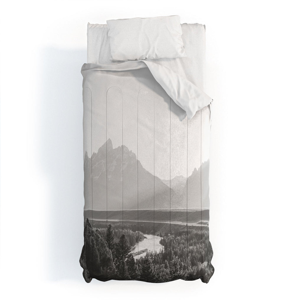 In This Instance Photography Grand Tetons Snake River Sunset Comforter