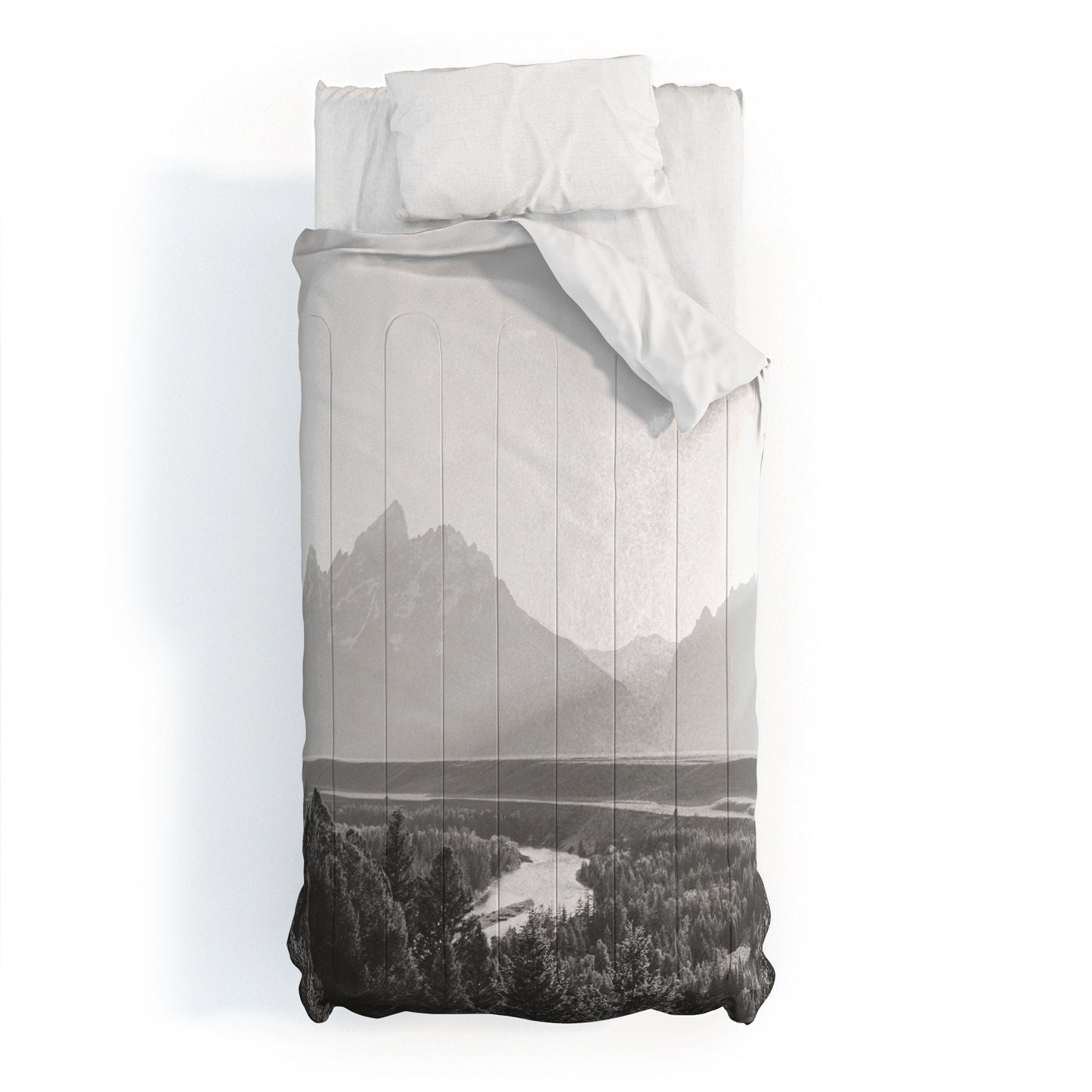In This Instance Photography Grand Tetons Snake River Sunset Comforter
